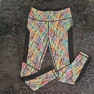 Colorful Geometric Print Leggings Victoia Secret Sport.